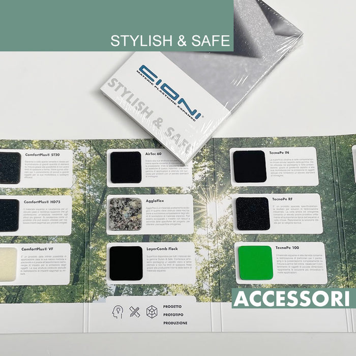 Sample range - Cioni Materie Plastiche Espanse