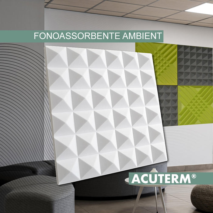 AcuTerm® AMBIENT self-extinguish soundabsorbers 4,32 m2 - Cioni Materie Plastiche Espanse