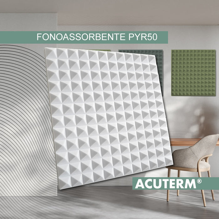 AcuTerm® PYR50 self-extinguishing soundabsorbing 5,04 m2 - Cioni Materie Plastiche Espanse