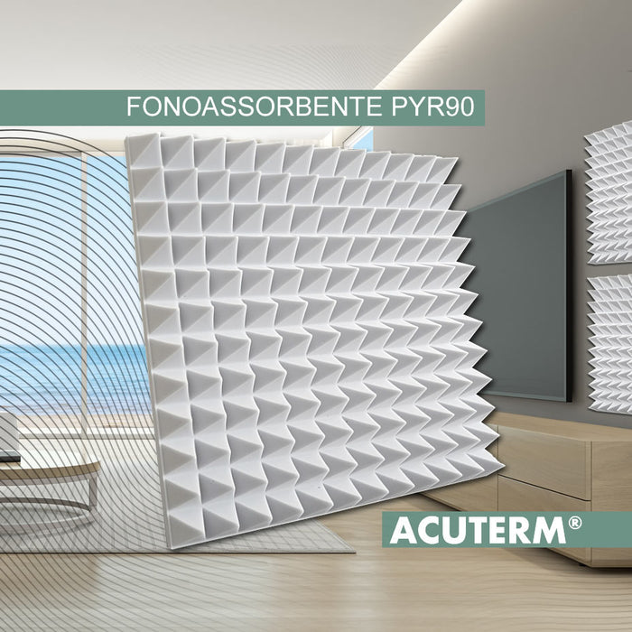 AcuTerm® PYR90 self-extinguishing sound-absorbing 2.88 m2 - Cioni Materie Plastiche Espanse