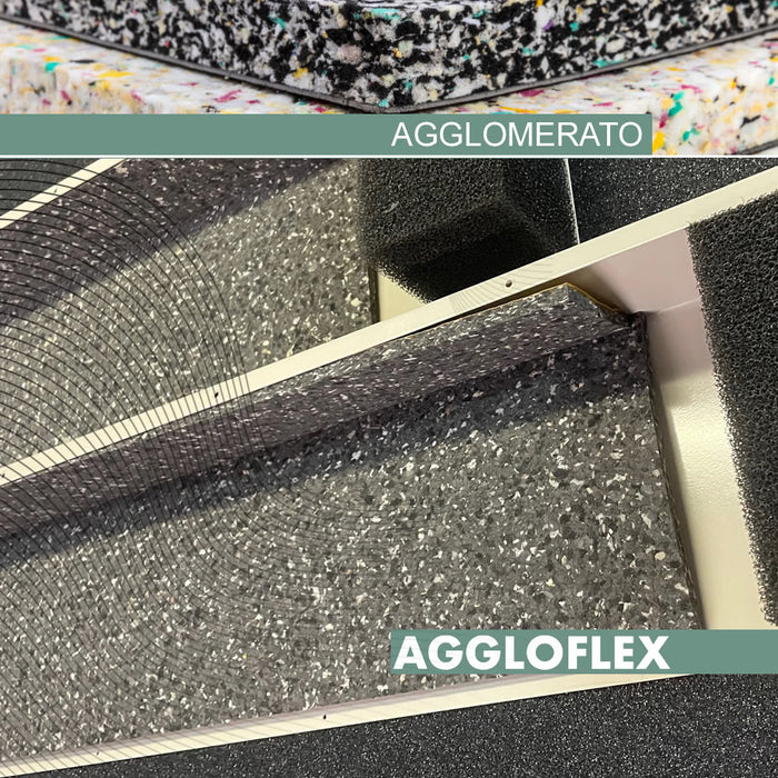 AggloFlex 200 sound-absorbing high density agglomerate 2 m2 - Cioni Materie Plastiche Espanse