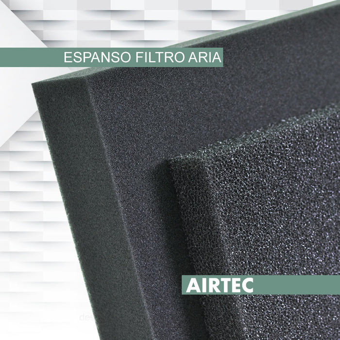 AirTec foam air filter with calibrated pores 3 m2 - Cioni Materie Plastiche Espanse