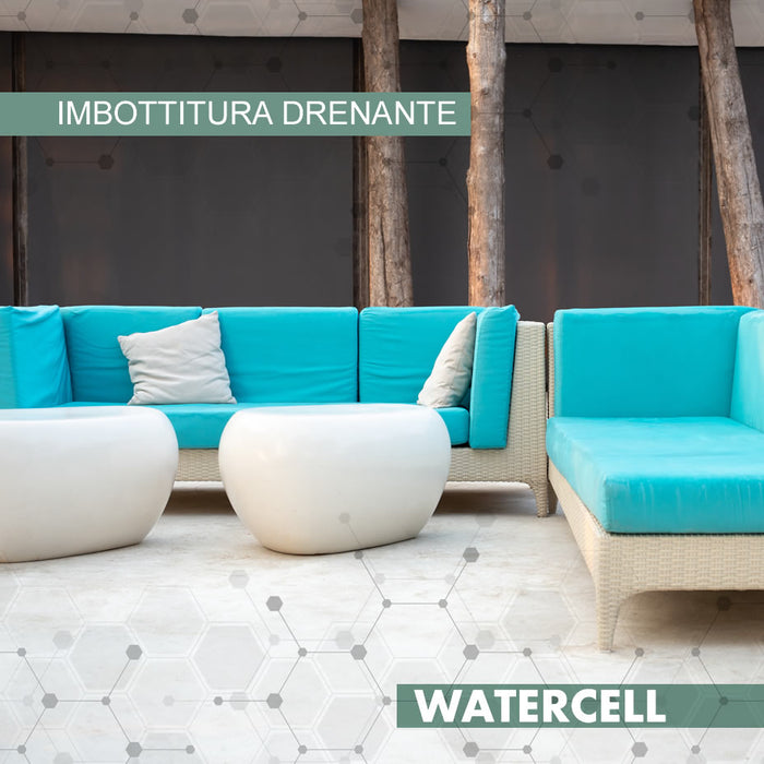 WaterCell foam draining padding for outdoor furniture - Cioni Materie Plastiche Espanse