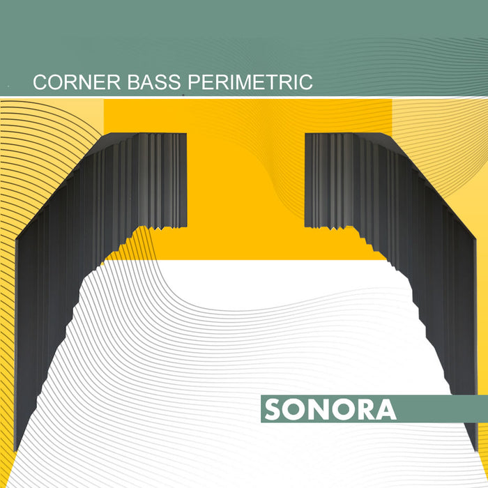 Sonora complete studio set - 2 CORNER BASS - 4 PERIMETRIC / 3,6 m2 - Cioni Materie Plastiche Espanse