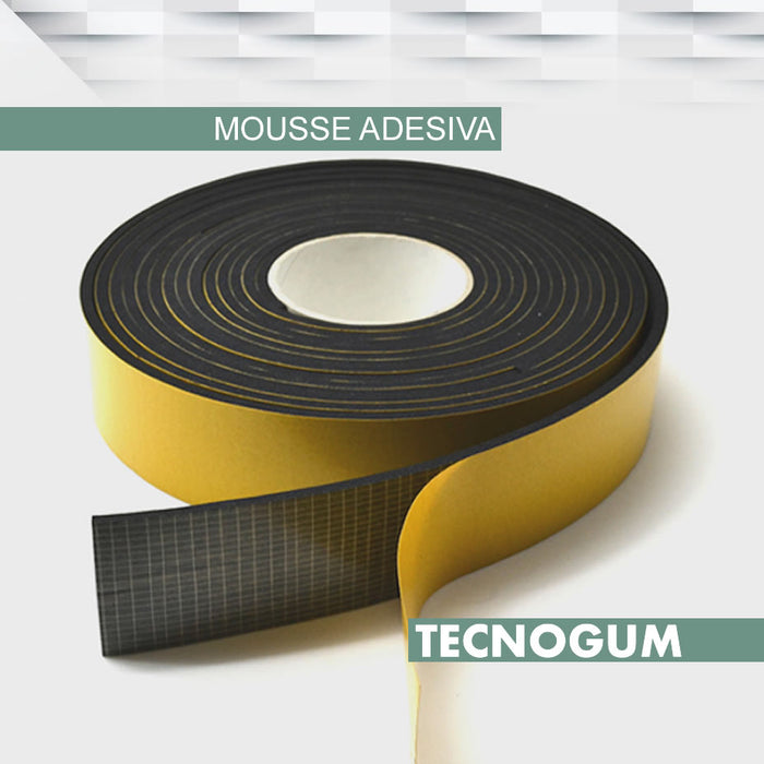 TecnoGum self-adhesive roll EPDM rubber foam - Cioni Materie Plastiche Espanse
