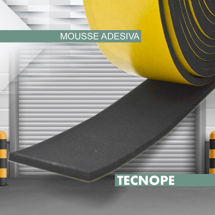 TecnoPe self-adhesive roll, section to measure, in PE/EV expanded plastic - Cioni Materie Plastiche Espanse
