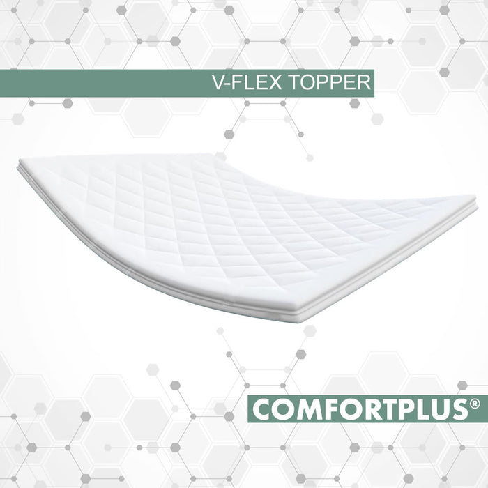 ComfortPlus® V-FLEX Custom topper h 50 mm memory foam - Cioni Materie Plastiche Espanse