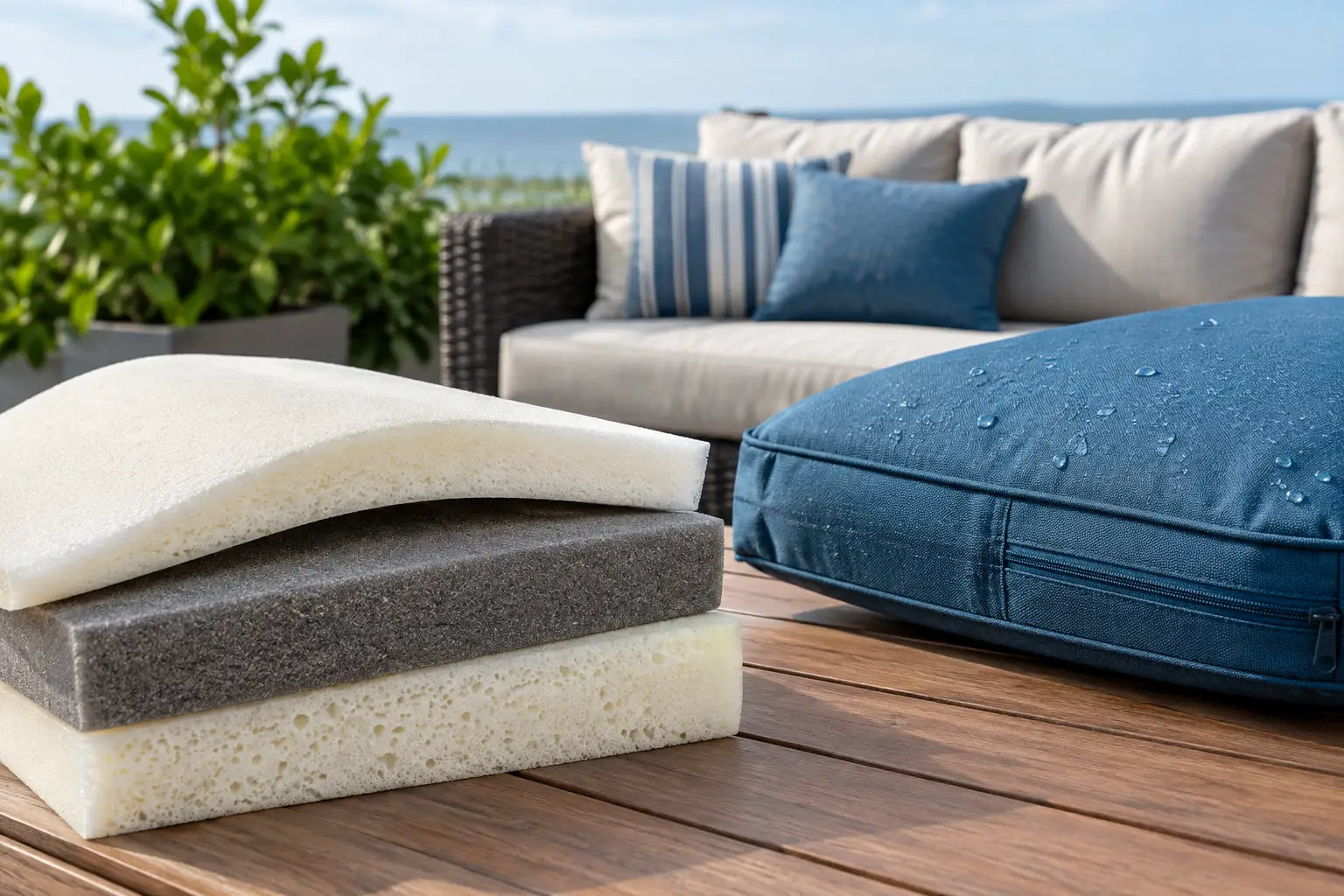 Choosing Drainage Foam for Outdoor Cushions