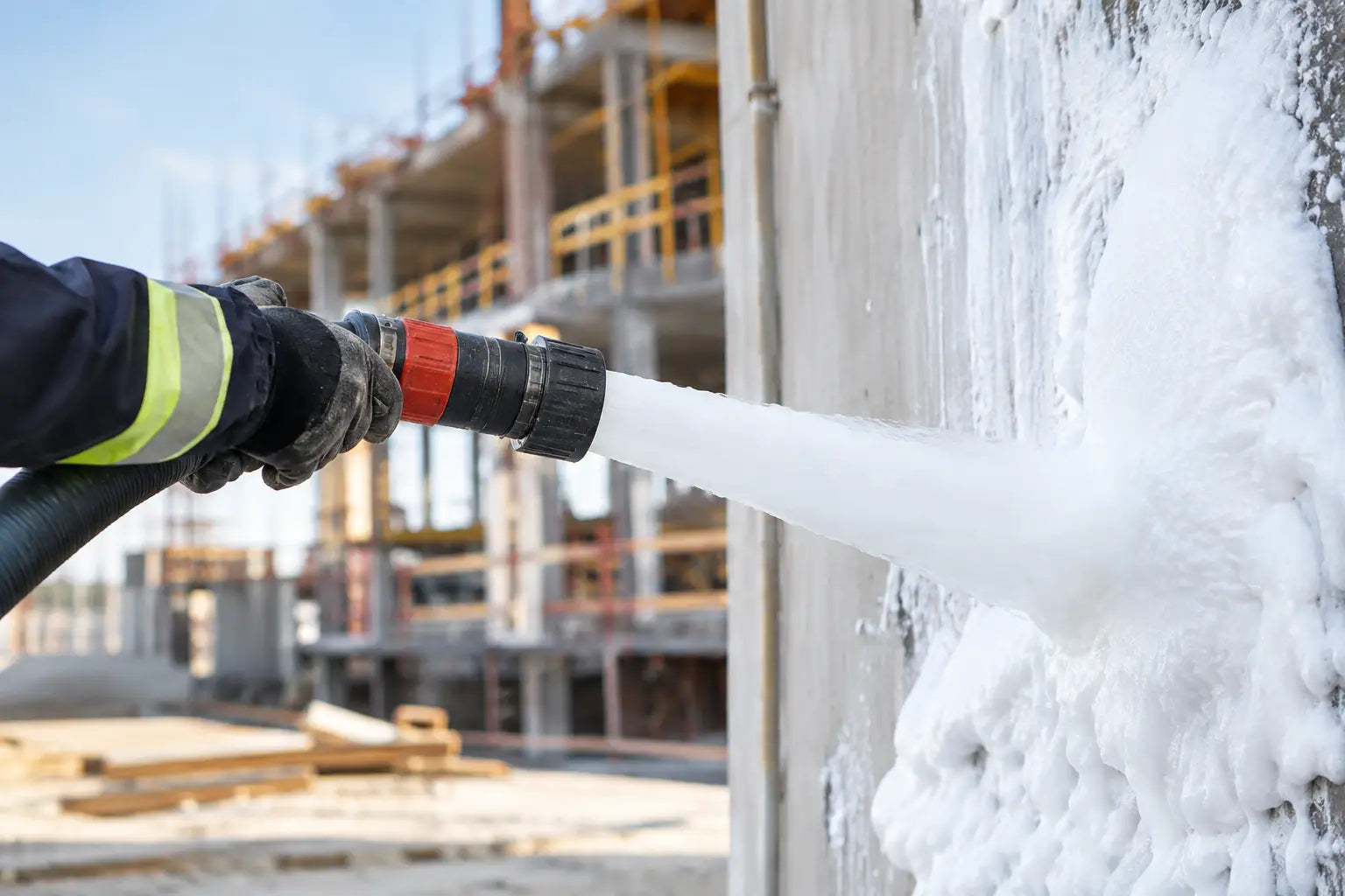 Self Extinguishing Foam for Construction Uses