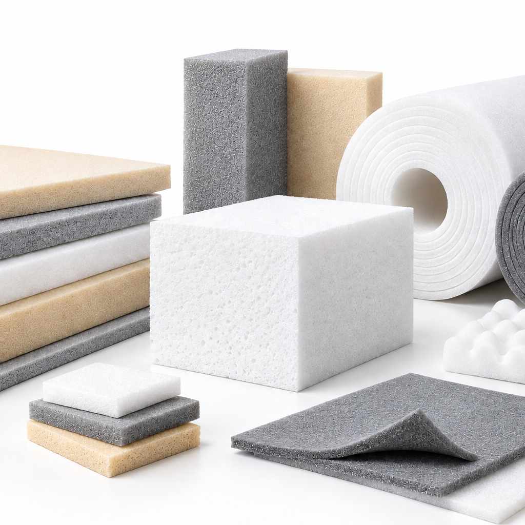 Easy foam materials choice