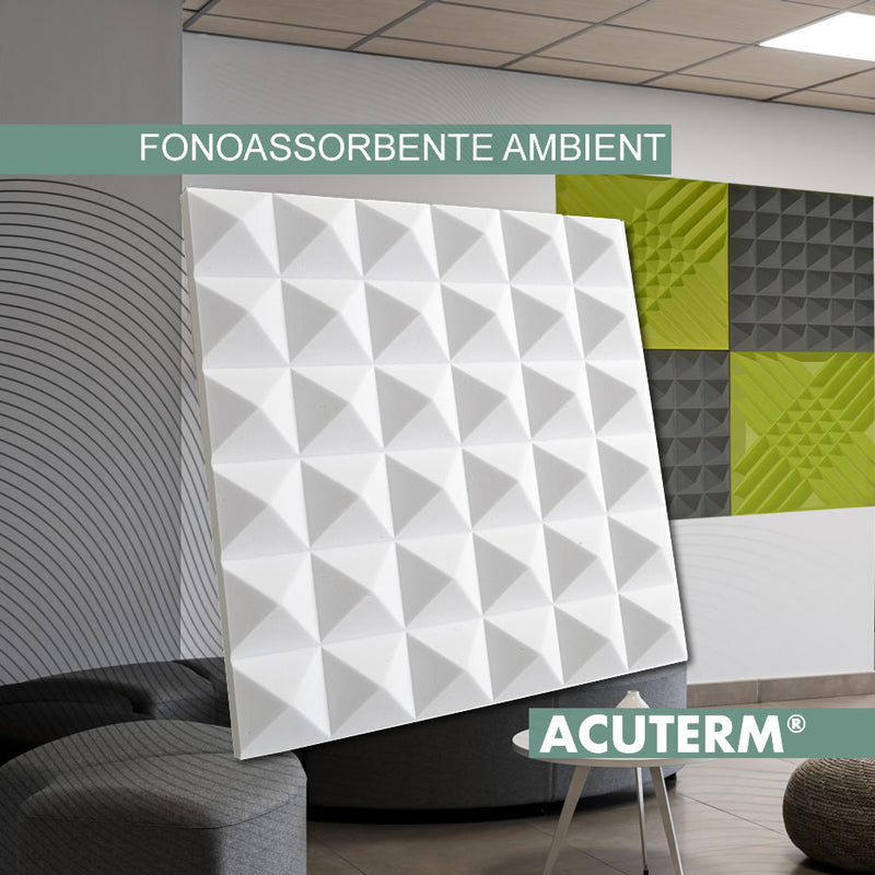 AcuTerm® AMBIENT self-extinguish soundabsorbers 4,32 m2 - Cioni Materie Plastiche Espanse